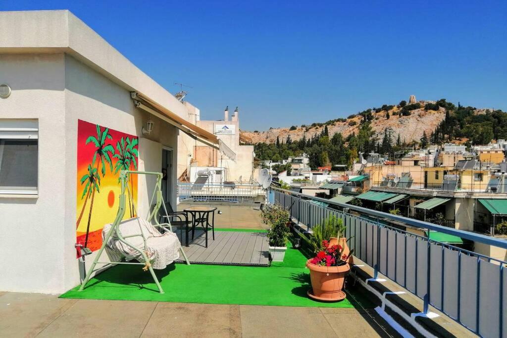 Rooftop Studio, Acropolis View! Atenas Exterior foto