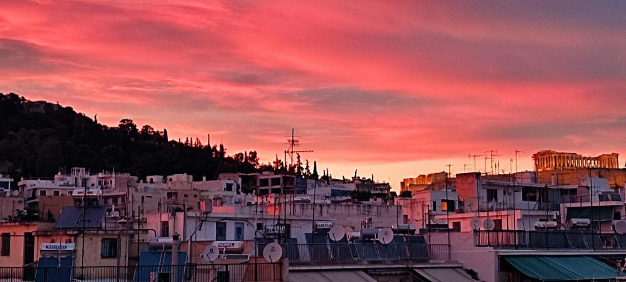 Rooftop Studio, Acropolis View! Atenas Exterior foto