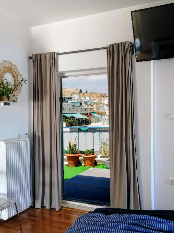 Rooftop Studio, Acropolis View! Atenas Exterior foto