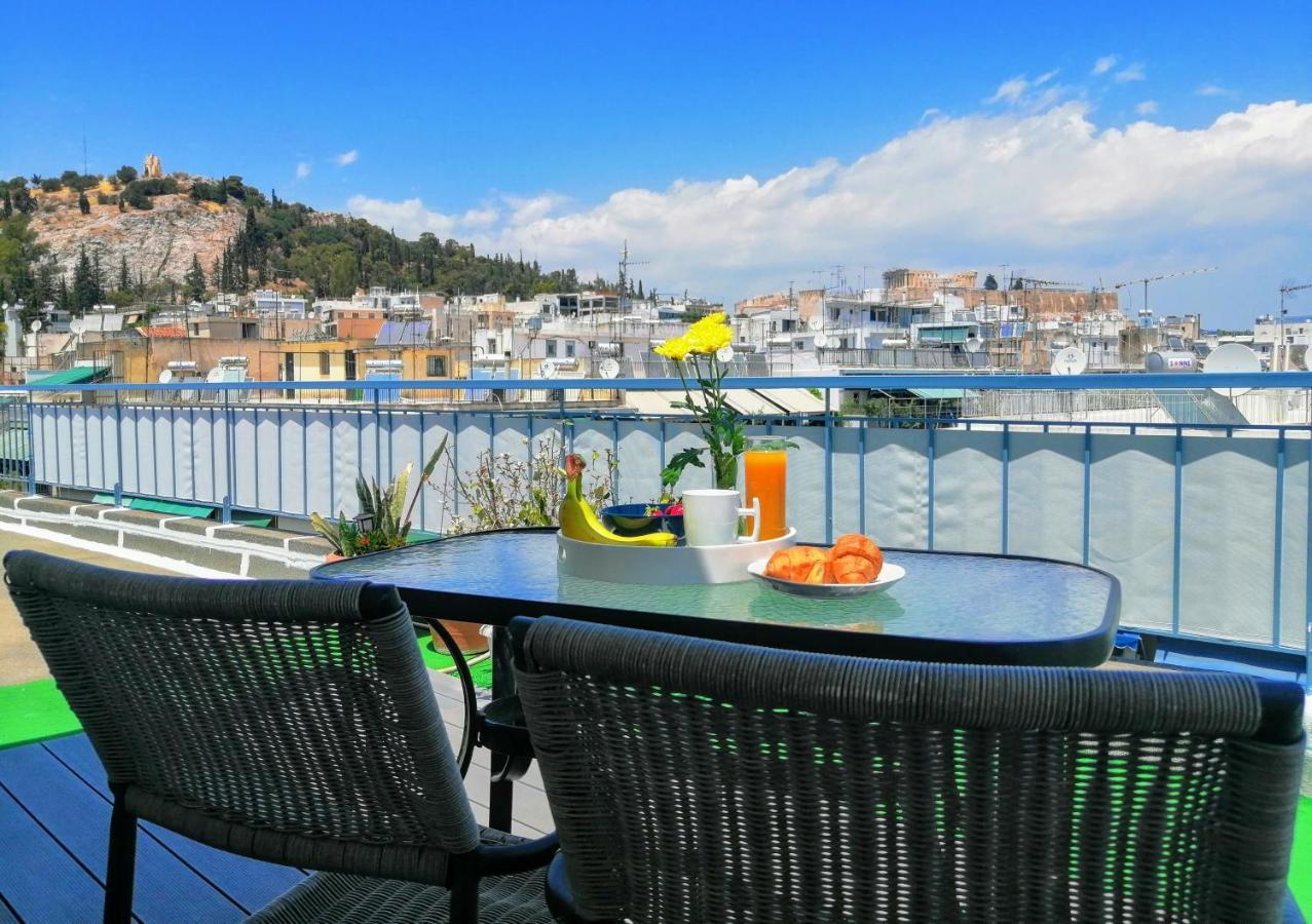 Rooftop Studio, Acropolis View! Atenas Exterior foto